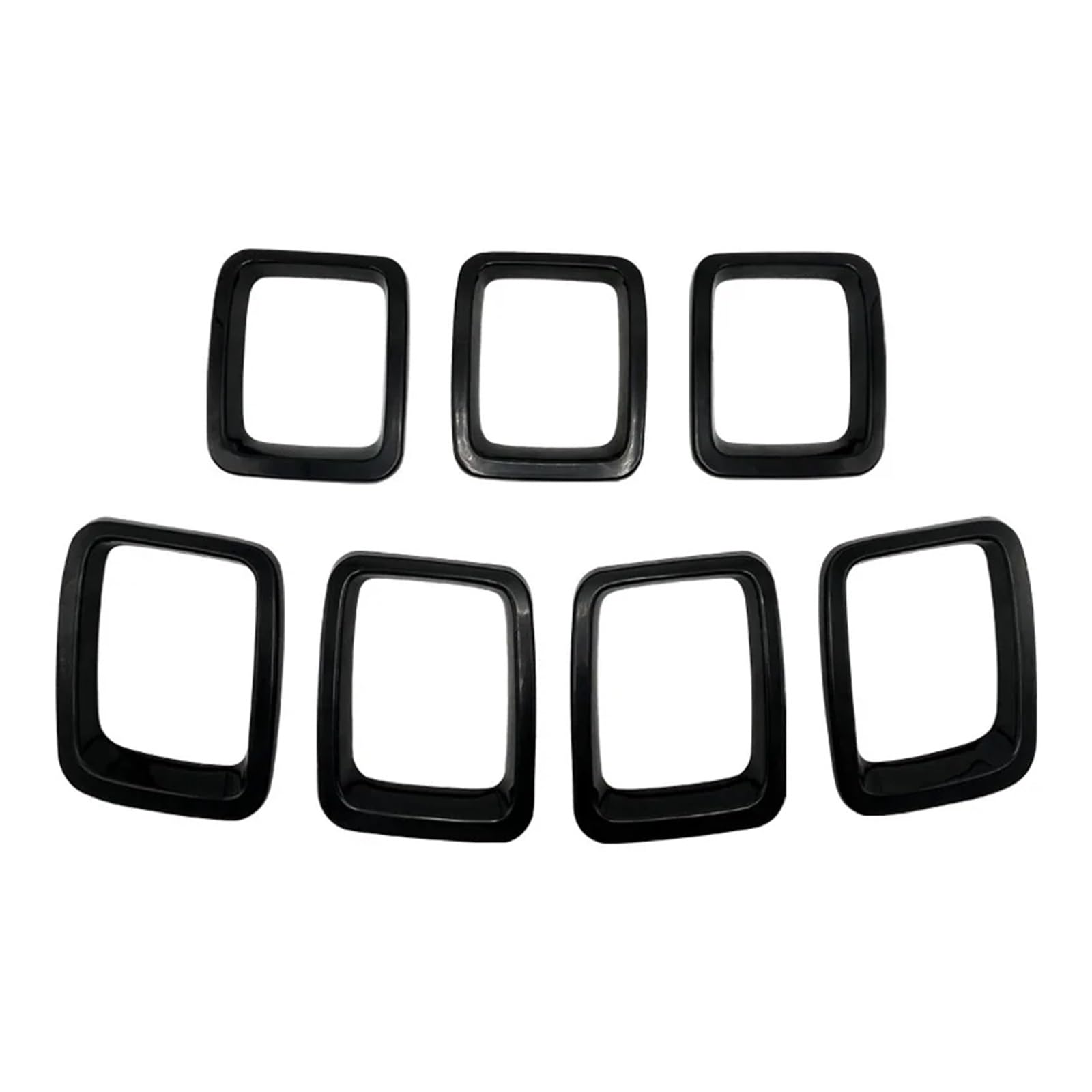 Kühlergrill Grill Für Jeep Für Kompass 2017-2020 2021 Kunststoff Belüftung Autozubehör Kühlergrillabdeckung Grillring Einsätze Rahmenverkleidungen Kit Passform Passend Front Kühlergrille(Black unpaint Kühlergrill Grill Für Jeep Für Kompass 2017-2020 2021 Kunststoff Belüftung Autozubehör Kühlergrillabdeckung Grillring Einsätze Rahmenverkleidungen Kit Passform Passend Front Kühlergrille(Black unpaint von Lhdktee