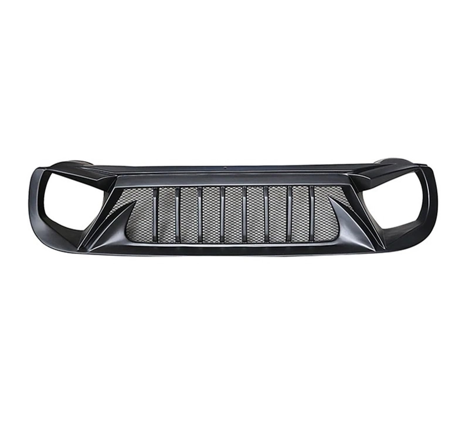 Kühlergrill Grill Für Jeep Für Renegade 2016 2017 2018 Racing Grills Matt Schwarz Carbon Grille Lufteinlass Styling Außen Tuning Zubehör Teile Front Kühlergrille(16 18 Matt) von Lhdktee