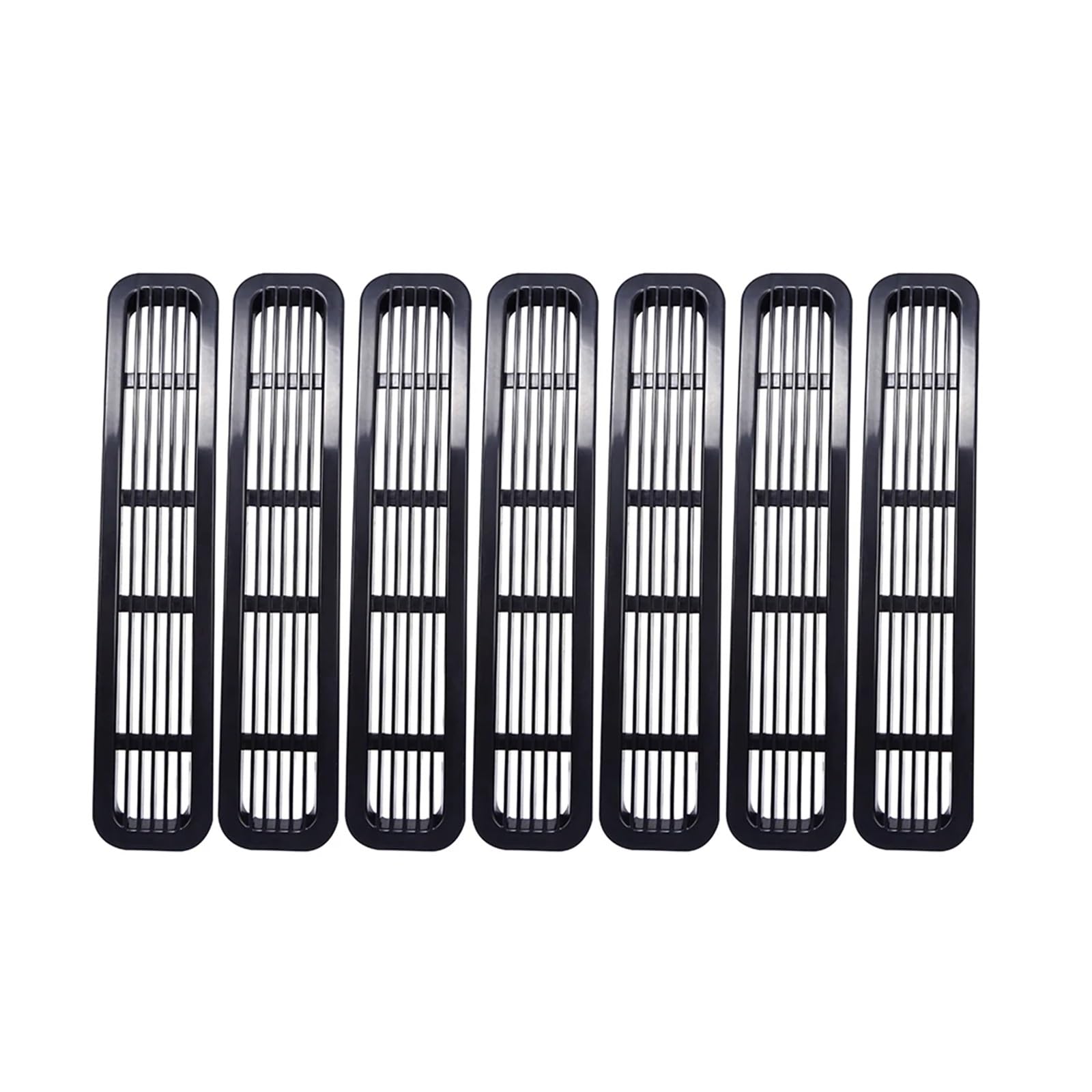 Kühlergrill Grill Für Jeep Für Wrangler TJ Und Unlimited 1997 1998 1999 2000 2001 2002 2003–2007 Kühlergrill-Netzeinsätze, Clip-in-Wabengrillwachen Front Kühlergrille(A) von Lhdktee