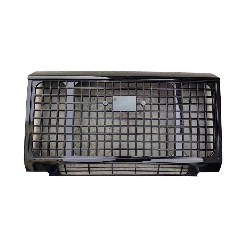 Kühlergrill Grill Für Land Für Rover Für Defender Fahrzeug Auto Teile Auto Styling Tuing Vorne Mitte ABS Edition Stil Kühlergrill Front Kühlergrille(Style 2 Black) von Lhdktee