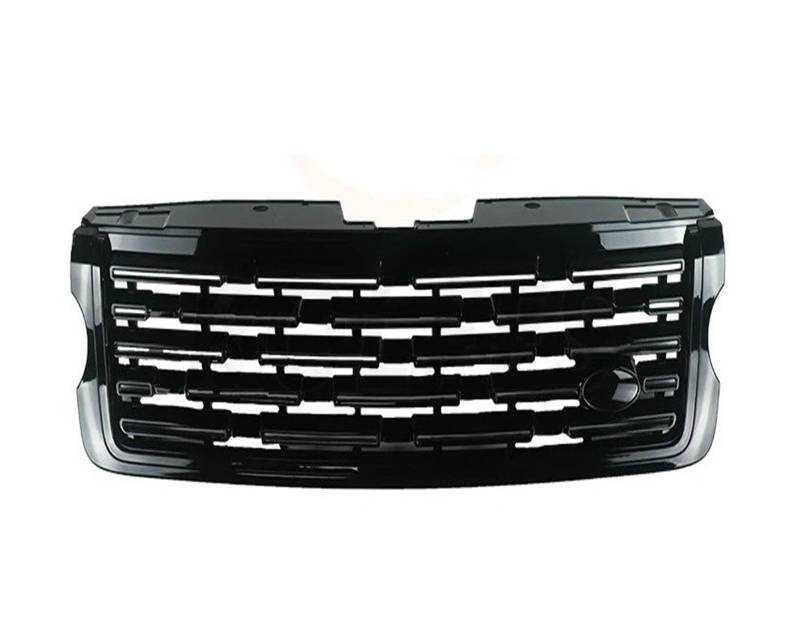 Kühlergrill Grill Für Land Für Rover Für Range Für Rover Für Vogue 2013-2017 L405 Geändert Auf 2023 Stoßstangengrill Racing Grille Center Styling Obere Grills Front Kühlergrille(All Black) von Lhdktee