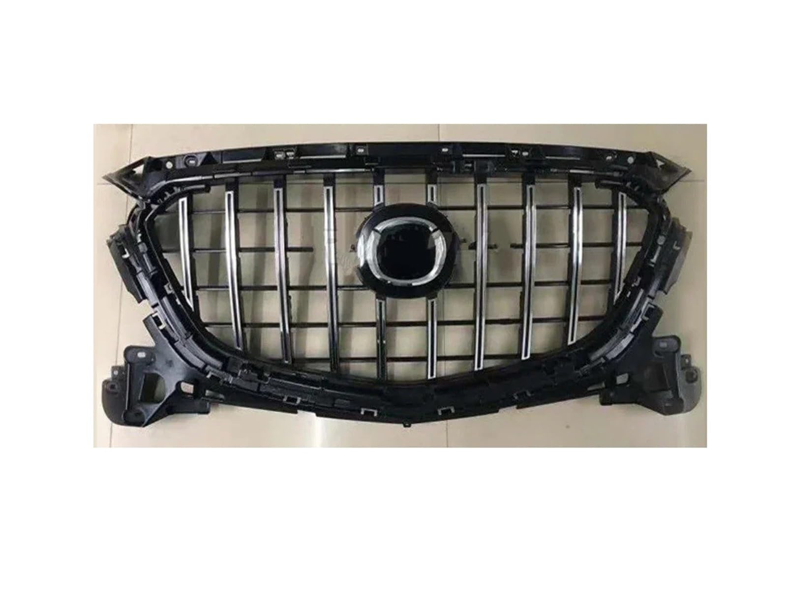 Kühlergrill Grill Für Mazda 3 Für Axela 2017 2018 2019 Honeycomb Style Racing Grill Glanz Schwarz Frontstoßstangengrill Autozubehör Body Kit Front Kühlergrille(17-19 GTStyle) von Lhdktee