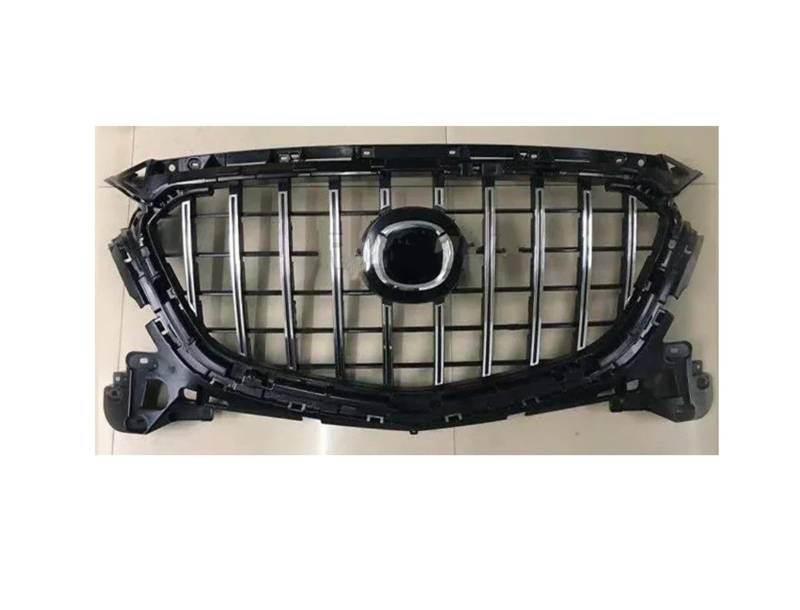 Kühlergrill Grill Für Mazda 3 Für Axela 2017 2018 2019 Honeycomb Style Racing Grill Glanz Schwarz Frontstoßstangengrill Autozubehör Body Kit Front Kühlergrille(17-19 GTStyle) von Lhdktee