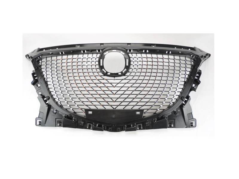 Kühlergrill Grill Für Mazda 3 Für M3 2014 2015 2016 Auto Oberen Racing Grill Frontgrill Ersatz Stoßstange Haube Mesh Grid Körper Kit Front Kühlergrille von Lhdktee