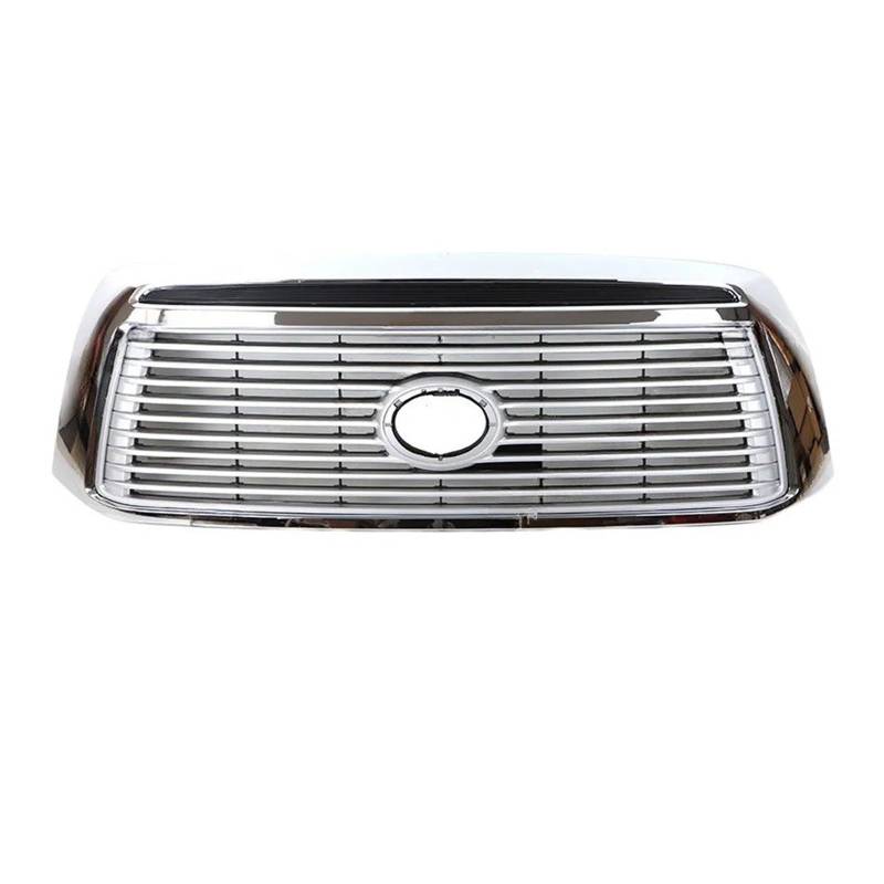 Kühlergrill Grill Für Toyota Für Tundra 2010 2012 2012 2013 Auto Stoßfänger Grill Renngrills Front Stoßstange Außen Teil Vorderen Stoßstangenzubehör Front Kühlergrille(Silber) von Lhdktee