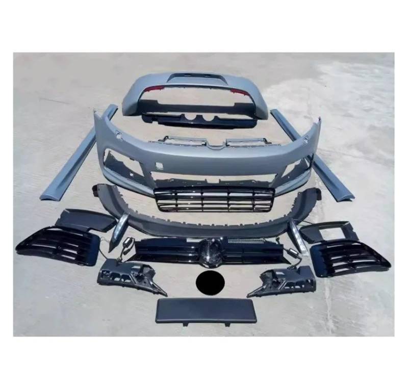 Kühlergrill Grill Für VW Für Golf 6 Für GTI Für MK6 Modifizierte Vordere Stoßfänger Heck Stoßstange Montage Rock Rock Surround Car Accessoires Body Kit Front Kühlergrille von Lhdktee