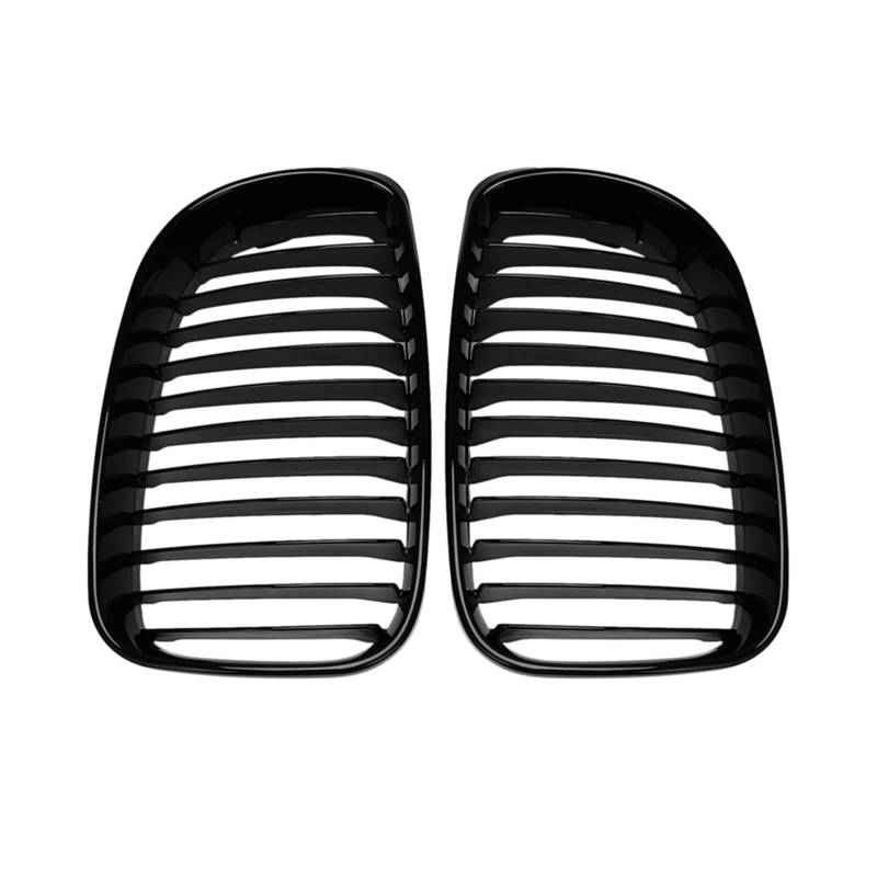 Kühlergrill Grill Paar ABS-Seitengitter In Schwarz Glänzend Für 1er E81 E82 E87 E88 2D 4D 2007 2008 2009 2010 2011 Front Kühlergrille von Lhdktee