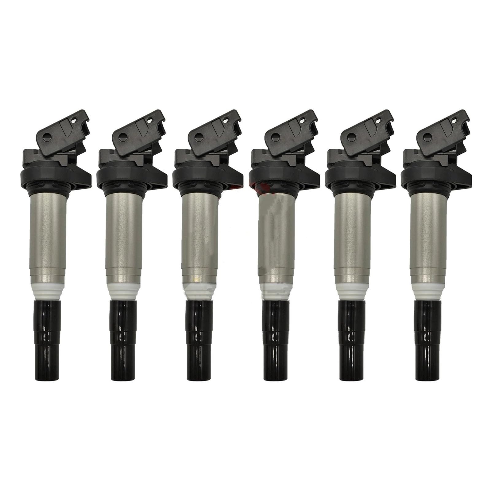Zündspulen 6Pcs Zündspule + Zündkerze Für E60 E61 F10 F18 F11 E39 F07 520I 523I 525I 528I 530I 535I 540I 550 12137594596 12138616153 Zündeinheit(Ignition Coils) von Lhdktee