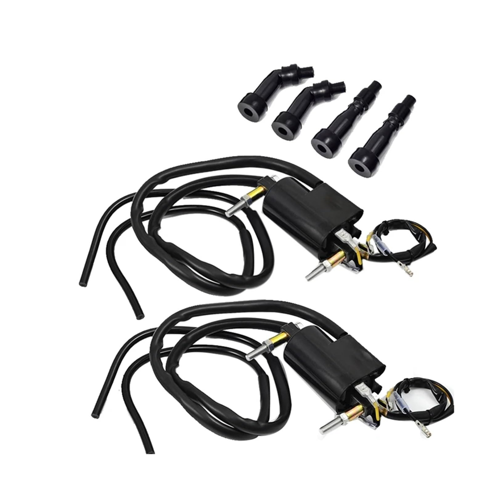 Zündspulen Set Von 2 Zündspulen & Kappen 33410-45012 Für Kawasaki KZ400 650 750 900 1000 KZ1000A KZ1000C KZ400A KZ650B KZ650C KZ650F KZ750B Zündeinheit Zündspulen Set Von 2 Zündspulen & Kappen 33410-45012 Für Kawasaki KZ400 650 750 900 1000 KZ1000A KZ1000C KZ400A KZ650B KZ650C KZ650F KZ750B Zündeinheit von Lhdktee