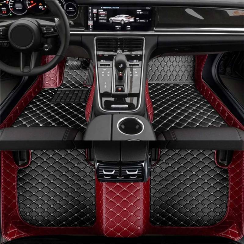 Auto FußMatten für Defender 2020-2024 5seats 4door(LHD), Allwetter VollstäNdige Abdeckung Leder Fußmatten Auto Anti Rutsch Wasserdicht,G von Lhuayeu