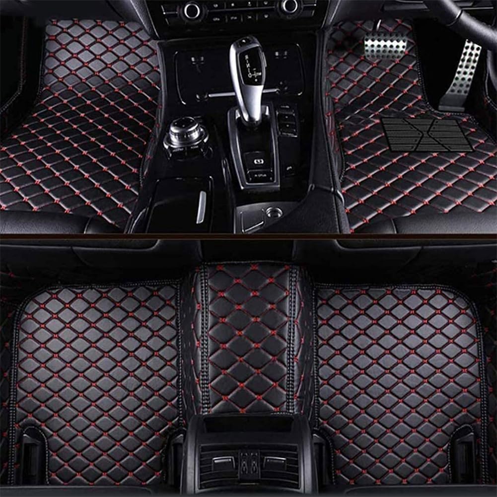 Auto FußMatten für Lexus GX 2010-2016(LHD), Allwetter VollstäNdige Abdeckung Leder Fußmatten Auto Anti Rutsch Wasserdicht,B von Lhuayeu