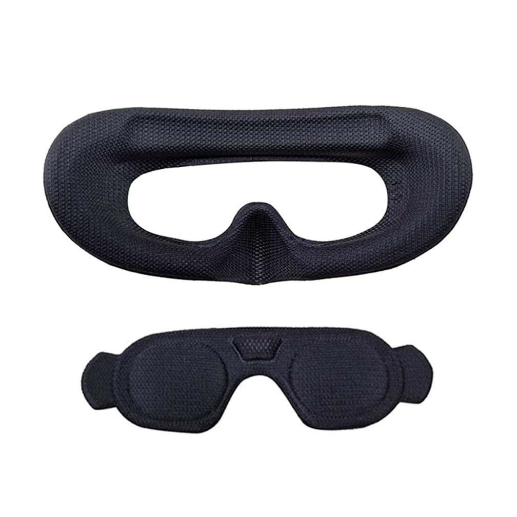 Goggles 3 Schaumstoff-Pad für DJI AVATA 2 Goggles 3 Augenmaske Komfortabler Gesichtsschutz Linsenschutz für DJI AVATA 2 Goggles 3 Zubehör (Schwarz+Linsen hülle) von LiLiTok