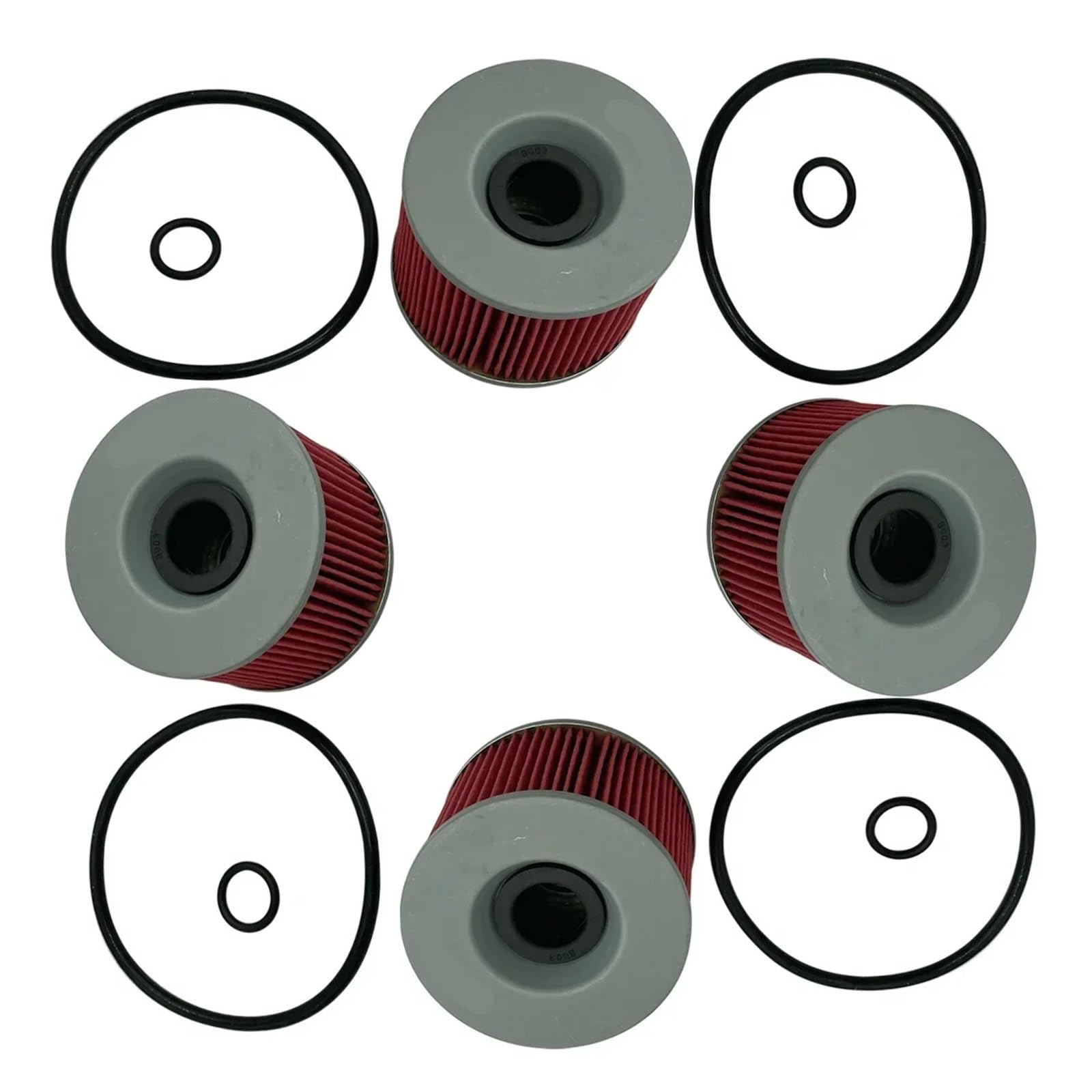 Motorrad Öl Filter for EX250 GPZ250R Ninja 86-87 GPX250R 88-05 Ninja 250R 06-12 EL250 Eliminator EL252(2pc) von LiMinM