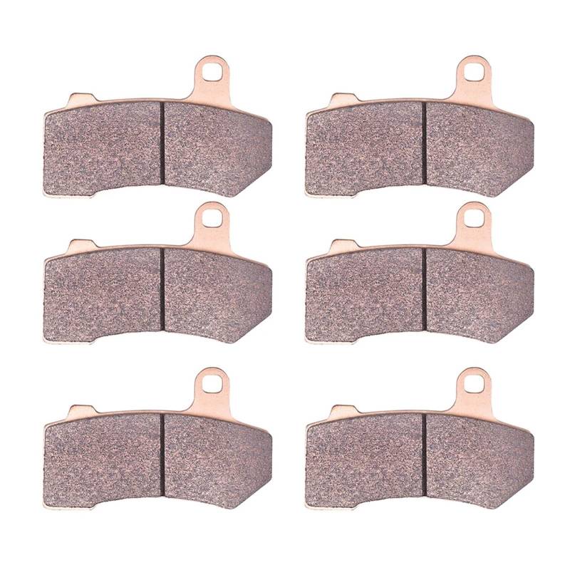 Vorne Hinten Bremsbeläge Disc for FLHXS Street Glide Spezielle 2015-2021 2020 2019 2018 FLHXSE CVO Street Glide 2021(1set Copper Based) von LiMinM