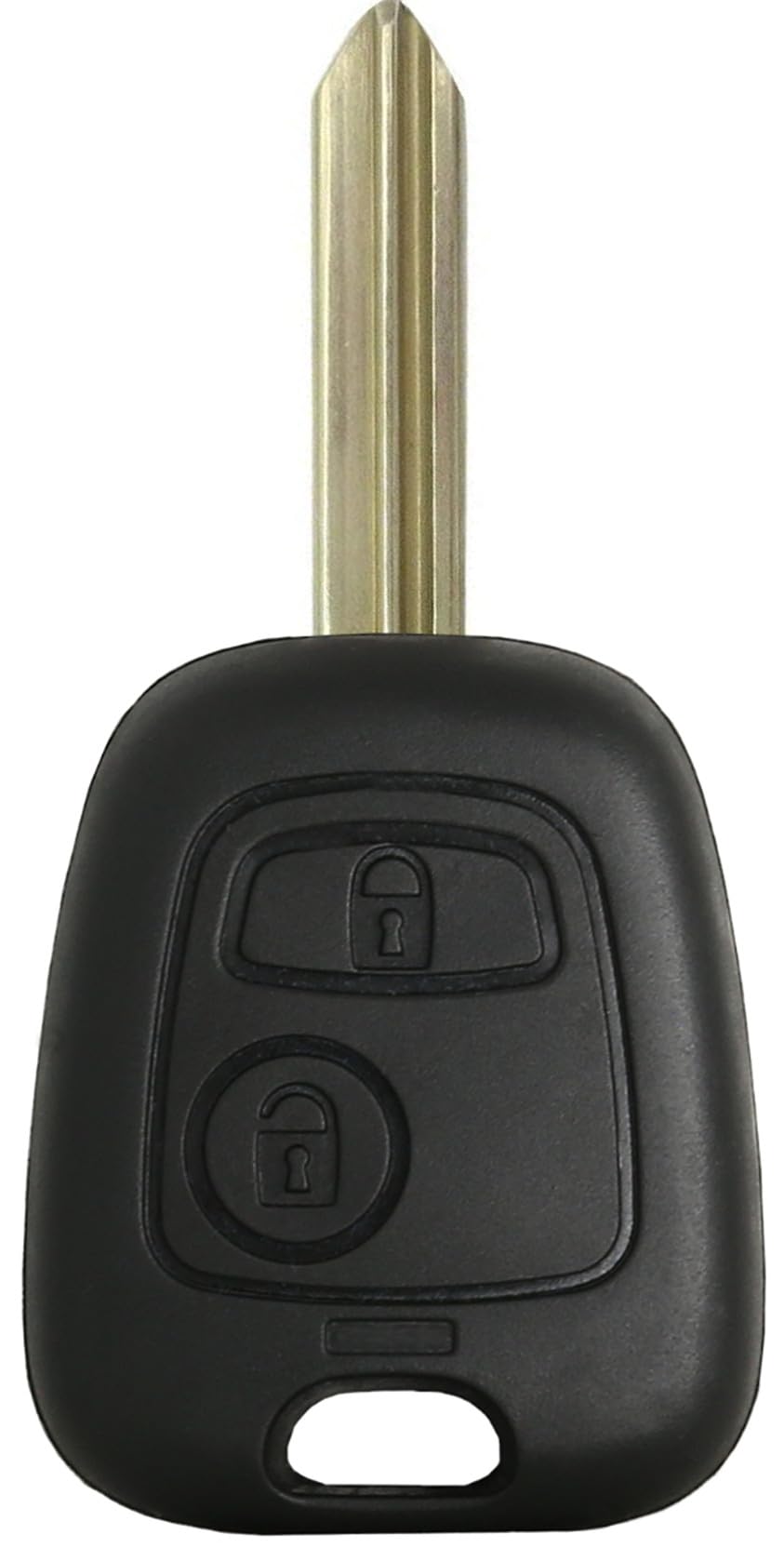 Liamgate Ersatz Schlüsselgehäuse mit Rohling geeignet für Citroen C3 C4 C5 Berlingo Picasso Xsara Aygo Schlüssel mit 2 Tasten von Liamgate