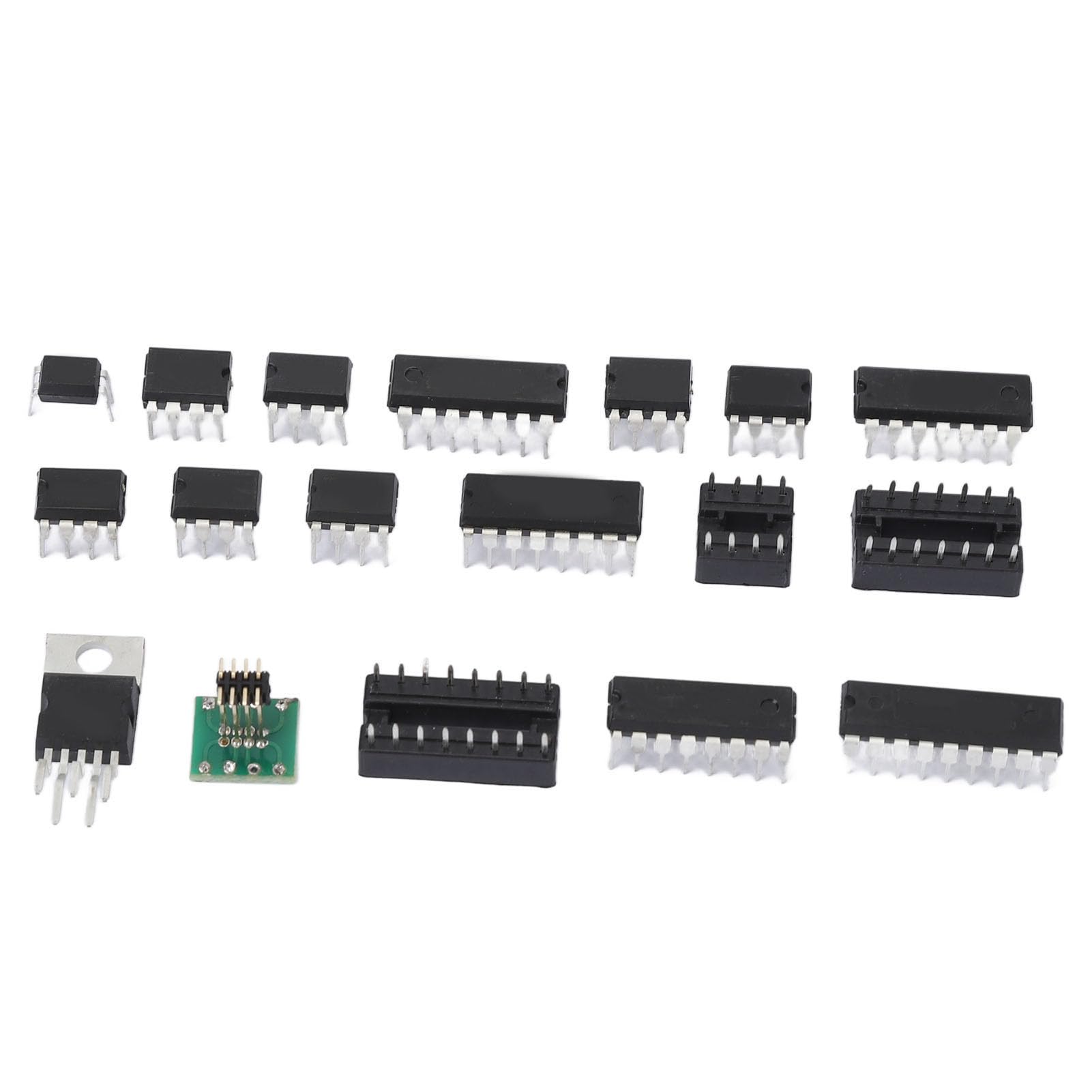 150-teiliges XL-IC-Chip-Sortiment-Set, Opamp-Oszillator-IC-Chip mit Aufbewahrungsbox für Optokoppler 150-teiliges XL-IC-Chip-Sortiment-Set, Opamp-Oszillator-IC-Chip mit Aufbewahrungsbox für Optokoppler von LiebeWH