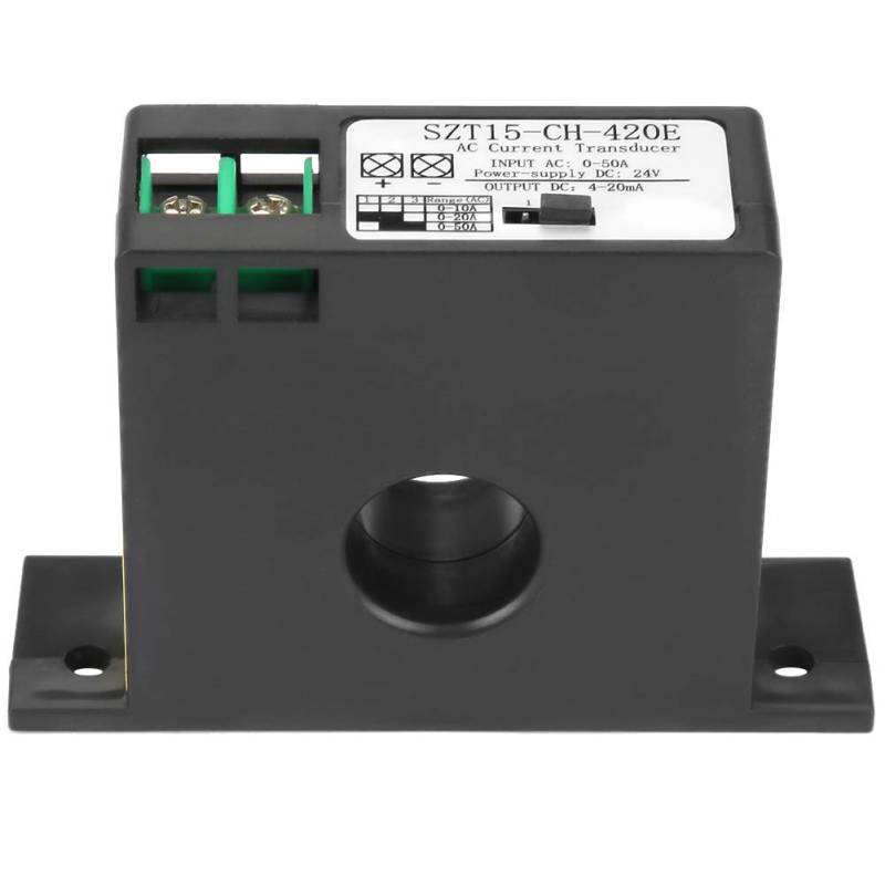 AC Stromwandler 4-20mA Stromwandler Sender Transformator Sensor AC Stromwandler AC 0-50A SZT15-CH-420E von LiebeWH