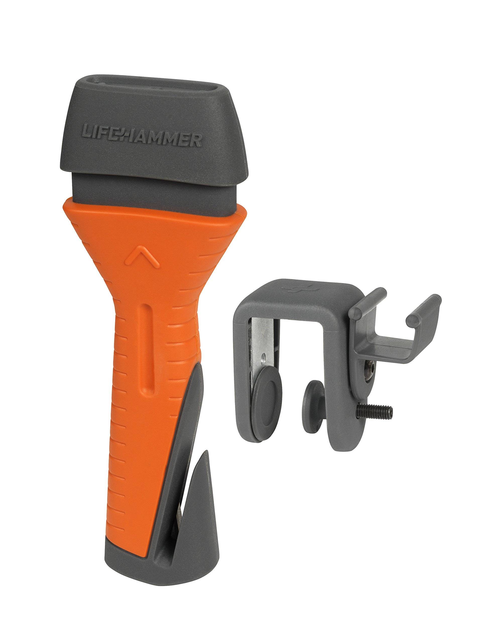 LIFEHAMMER EVOLUTION - Automatischer Notfallhammer für Auto - Nothammer mit Gurtschneider und Antirutsch Griff - Integrierter Sicherheitsschneider - Ultraharter Keramikhammerkopf - Zerstört Autoglas LIFEHAMMER EVOLUTION - Automatischer Notfallhammer für Auto - Nothammer mit Gurtschneider und Antirutsch Griff - Integrierter Sicherheitsschneider - Ultraharter Keramikhammerkopf - Zerstört Autoglas von Lifehammer