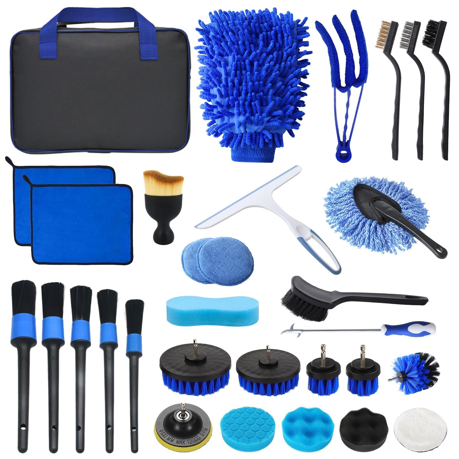 Lifemaison Auto Reinigungsset,30 Pcs Autopflege Set,Auto Detailing Pinsel Auto Waschset für Auto Reinigung Innenraum und Außen,Lüftungsschlitz,Armaturenbrett,Motor,Rädern,Haushaltsreinigun Lifemaison Auto Reinigungsset,30 Pcs Autopflege Set,Auto Detailing Pinsel Auto Waschset für Auto Reinigung Innenraum und Außen,Lüftungsschlitz,Armaturenbrett,Motor,Rädern,Haushaltsreinigun von Lifemaison