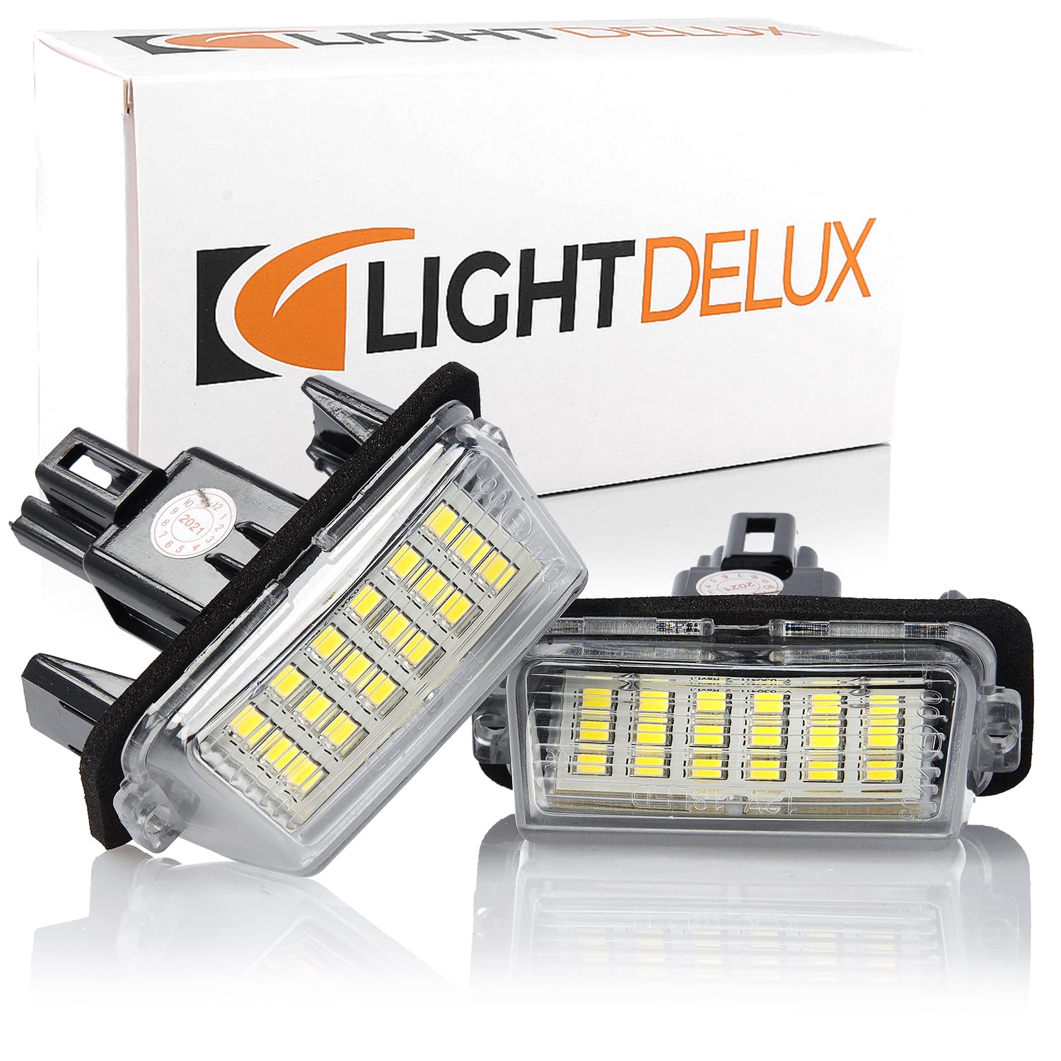 LIGHTDELUX LED Kennzeichenbeleuchtung Canbus Module mit E-Zulassung V-030411 von LIGHTDELUX