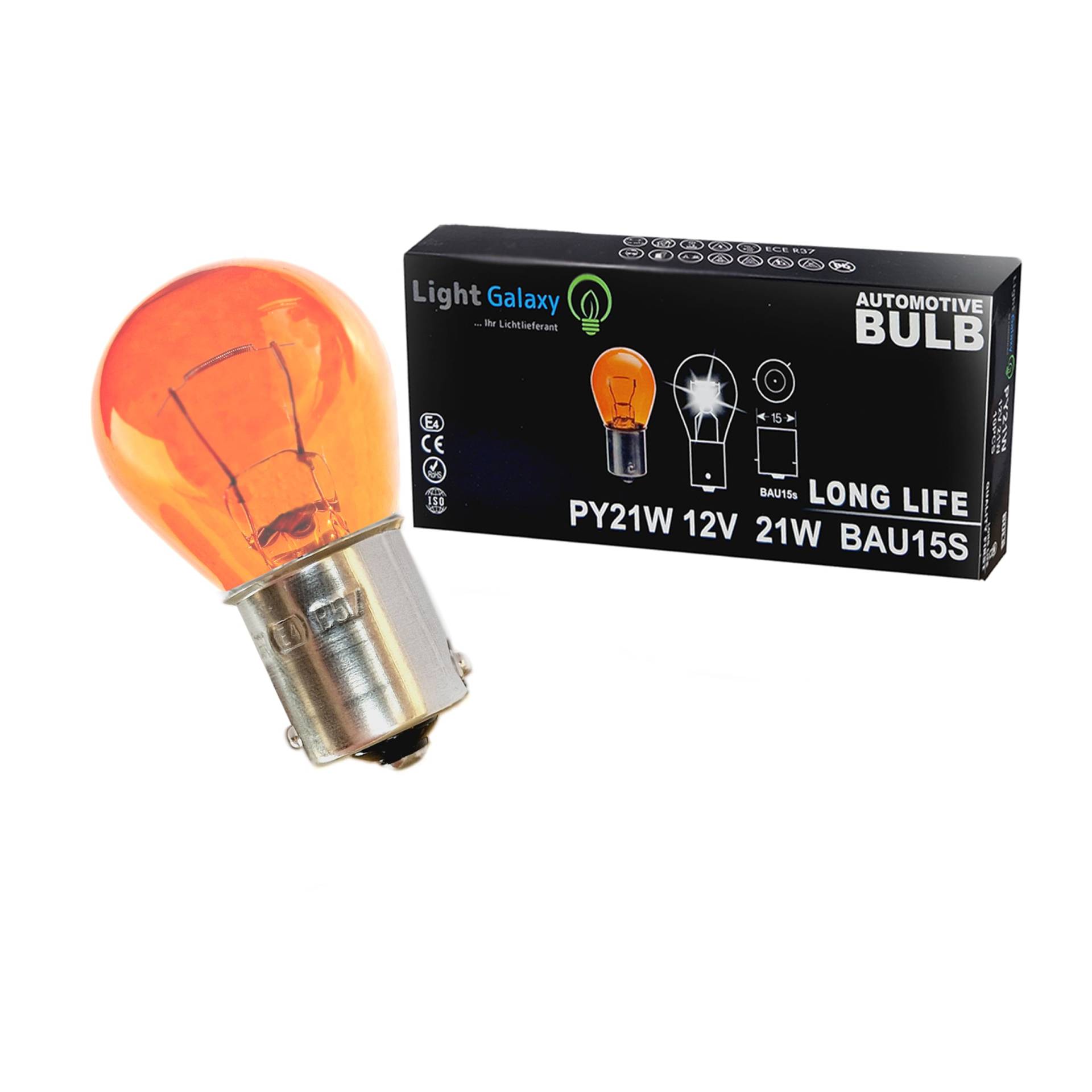 Light Galaxy ... Ihr Lichtlieferant 10x 12v Orange Blinker PY21W BAU15s gelbe Glühbirnen Signalleuchten Light Galaxy ... Ihr Lichtlieferant 10x 12v Orange Blinker PY21W BAU15s gelbe Glühbirnen Signalleuchten von Light Galaxy ... Ihr Lichtlieferant