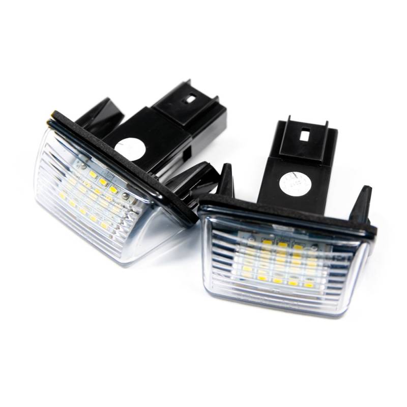 2 x LED Kennzeichenbeleuchtung Xenon 6000K Kennzeichen Leuchten Weiß von LIGHTWORLD24 Welt der Lichter