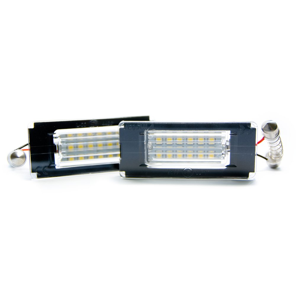 2 x LED Kennzeichenbeleuchtung Xenon Kennzeichen Leuchte 6000K von LightWorld24