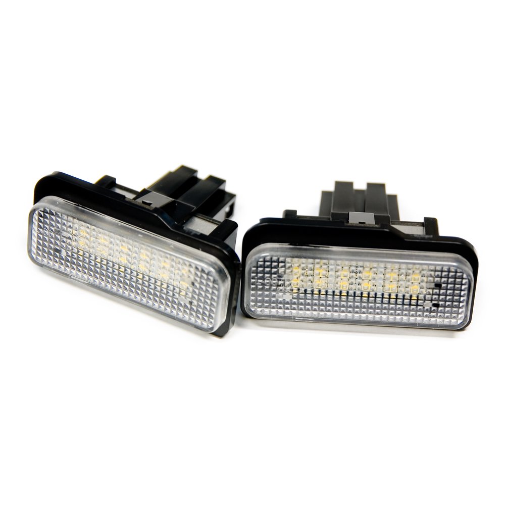 2 x LED Kennzeichenbeleuchtung Xenon Weiß 6000K Leuchten Kennzeichen TOP! von LightWorld24