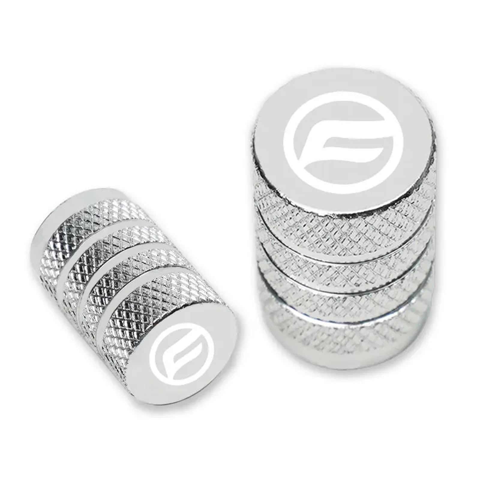 Motorrad-Reifenventilkappe Für CFMOTO CF650J SR250 CF250 CF400 CF150 CF650 CF400J 650NK CF650TR CF125 650MT 400GT 250NK 400nk 150nk Motor Fahrzeug Rad Reifen Ventil Air Port Stem Caps(Silvery) von Lilanka