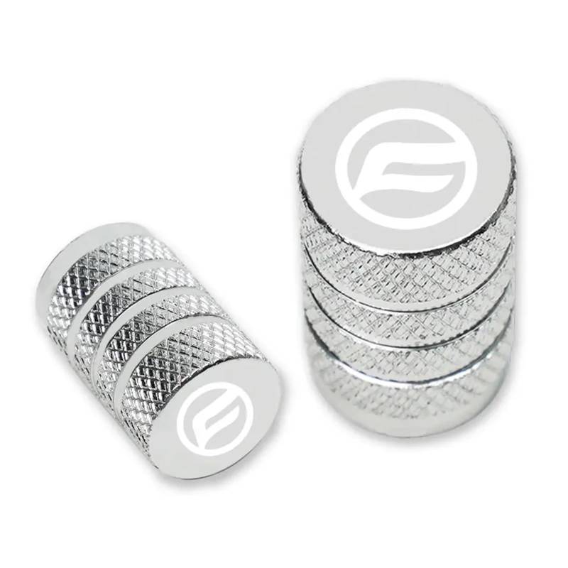 Motorrad-Reifenventilkappe Für CFMOTO CF650J SR250 CF250 CF400 CF150 CF650 CF400J 650NK CF650TR CF125 650MT 400GT 250NK 400nk 150nk Motor Fahrzeug Rad Reifen Ventil Air Port Stem Caps(Silvery) von Lilanka