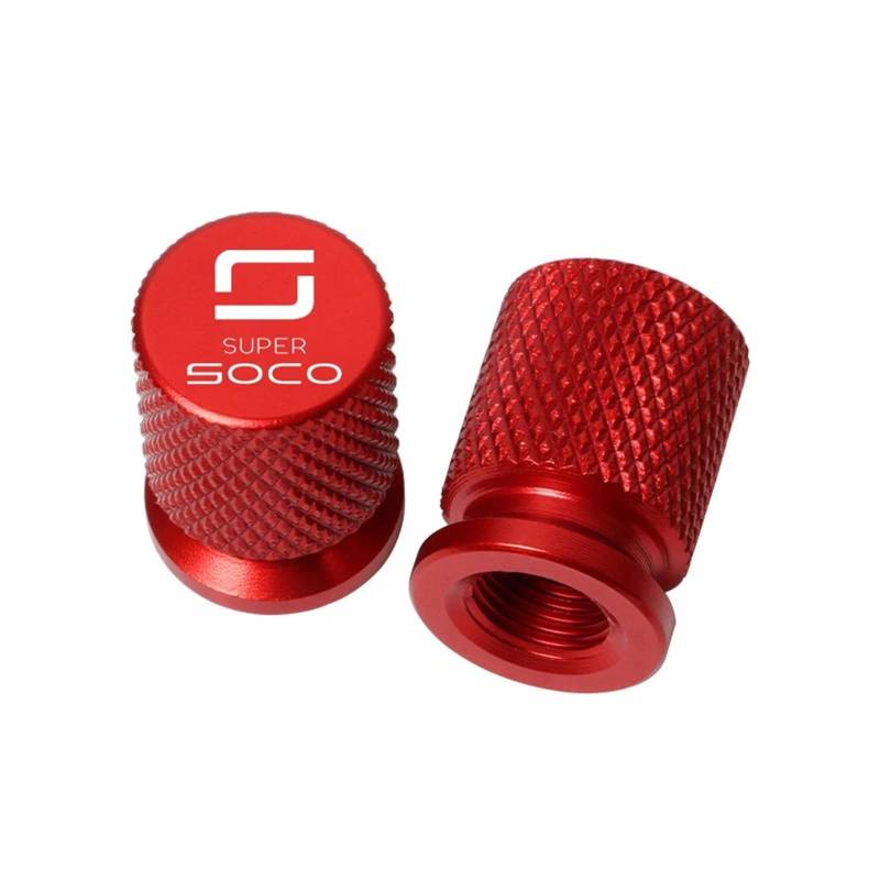 Motorrad-Reifenventilkappe Für Super SOCO CPx CUmini CUx TC 50 TC Max Wanderer TCMax TS 50 2019 2020 2021 2022 Motorrad Reifen Ventil Kappen(A) von Lilanka