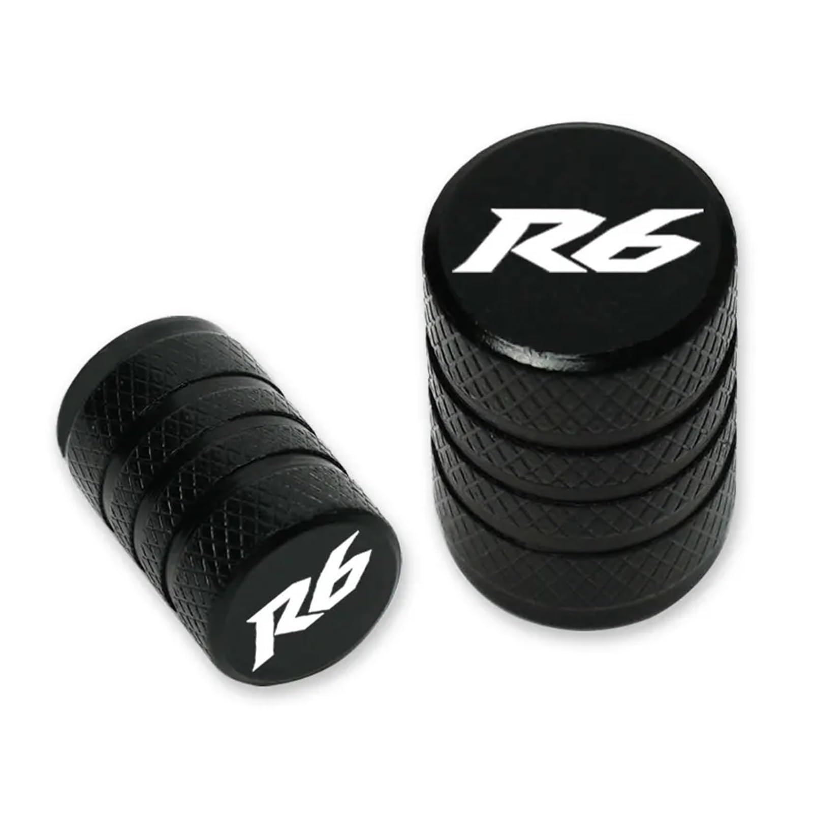Motorrad-Reifenventilkappe Für YZFR6 YZF-R6 R6S 1999-2015 Motorrad-Rad-Reifen-Ventilkappen CNC-luftdichte Abdeckungen(A) von Lilanka