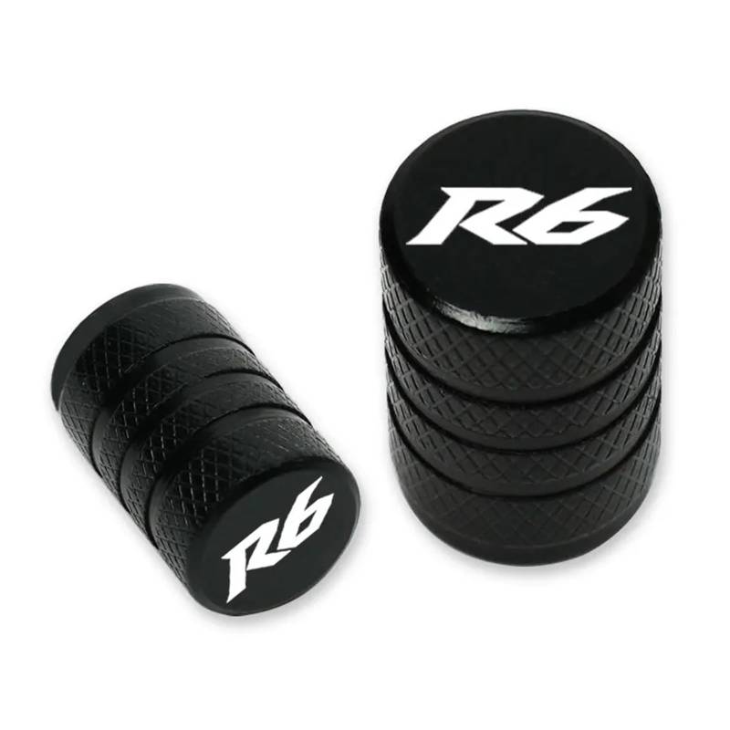Motorrad-Reifenventilkappe Für YZFR6 YZF-R6 R6S 1999-2015 Motorrad-Rad-Reifen-Ventilkappen CNC-luftdichte Abdeckungen(A) von Lilanka