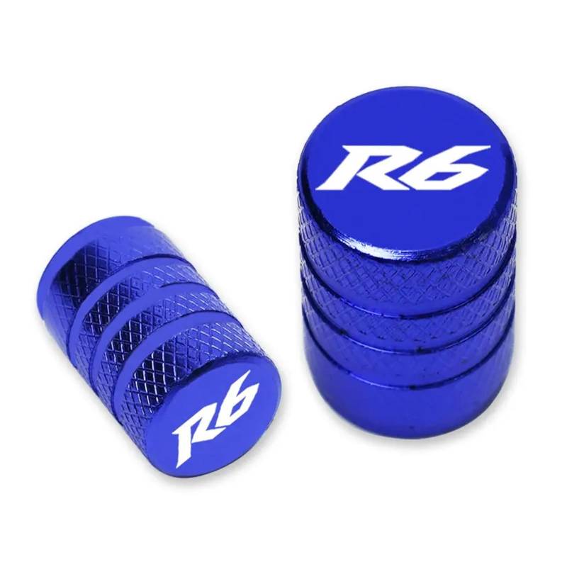 Motorrad-Reifenventilkappe Für YZFR6 YZF-R6 R6S 1999-2015 Motorrad-Rad-Reifen-Ventilkappen CNC-luftdichte Abdeckungen(B) von Lilanka