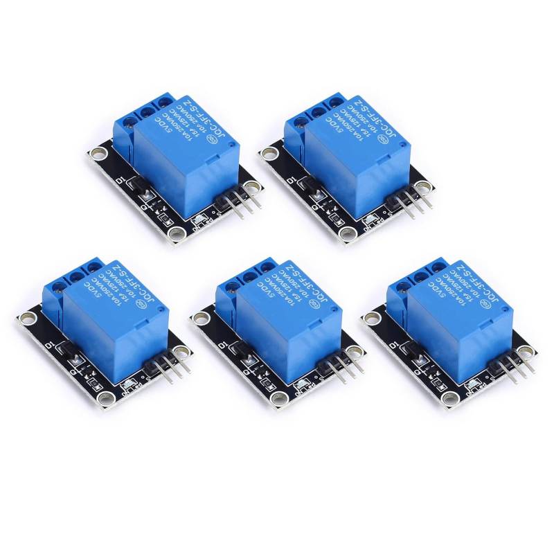5pcs 12V Relays Module Board Elektronische Kontrollmodule Kunststoff Für Energieeinsparungsgerätesteuerung Und Elektronikentwicklung von Limtula