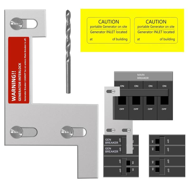 Generatorverriegelungs Kits Wechselt Professional Und Interlocks Kits Für Eine Sichere Nutzung Der Portabilitätsleistung Bei Ausfällen von Limtula