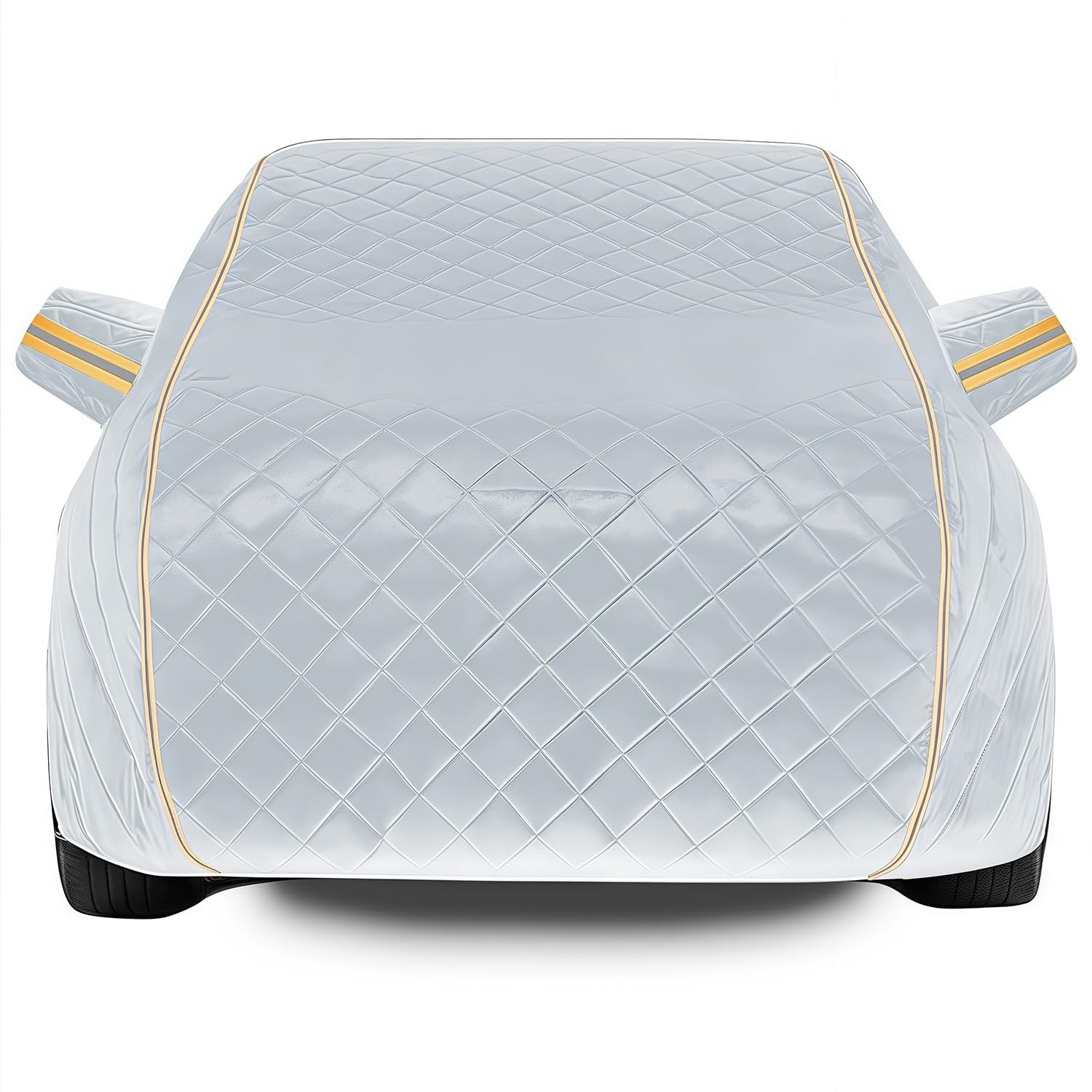 Autoabdeckung Outdoor Für Acura mdx 2001-2006丨Autoabdeckung Gegen Hagel Regen Sonne UV-Schutz Abdeckplane Wasserdicht Kratzfest mit Aufbewahrungstasche(Silver) von LinGKon