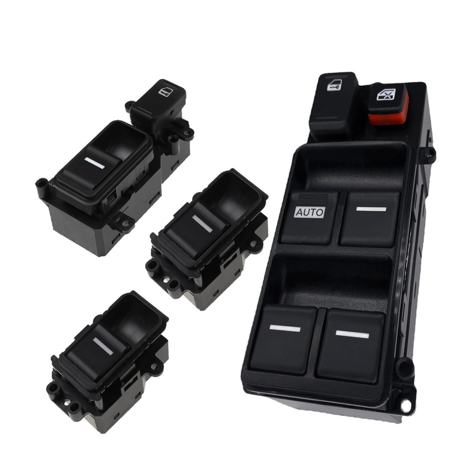 Fensterheberschalter Für Accord 2005 2006 2007 35750SDAH12 Links Fahrer Passagier Power Fenster Control Schalter Glas Heber Taste Zubehör Fensterheber Schalter(4pcs Set) von LinQianBhD