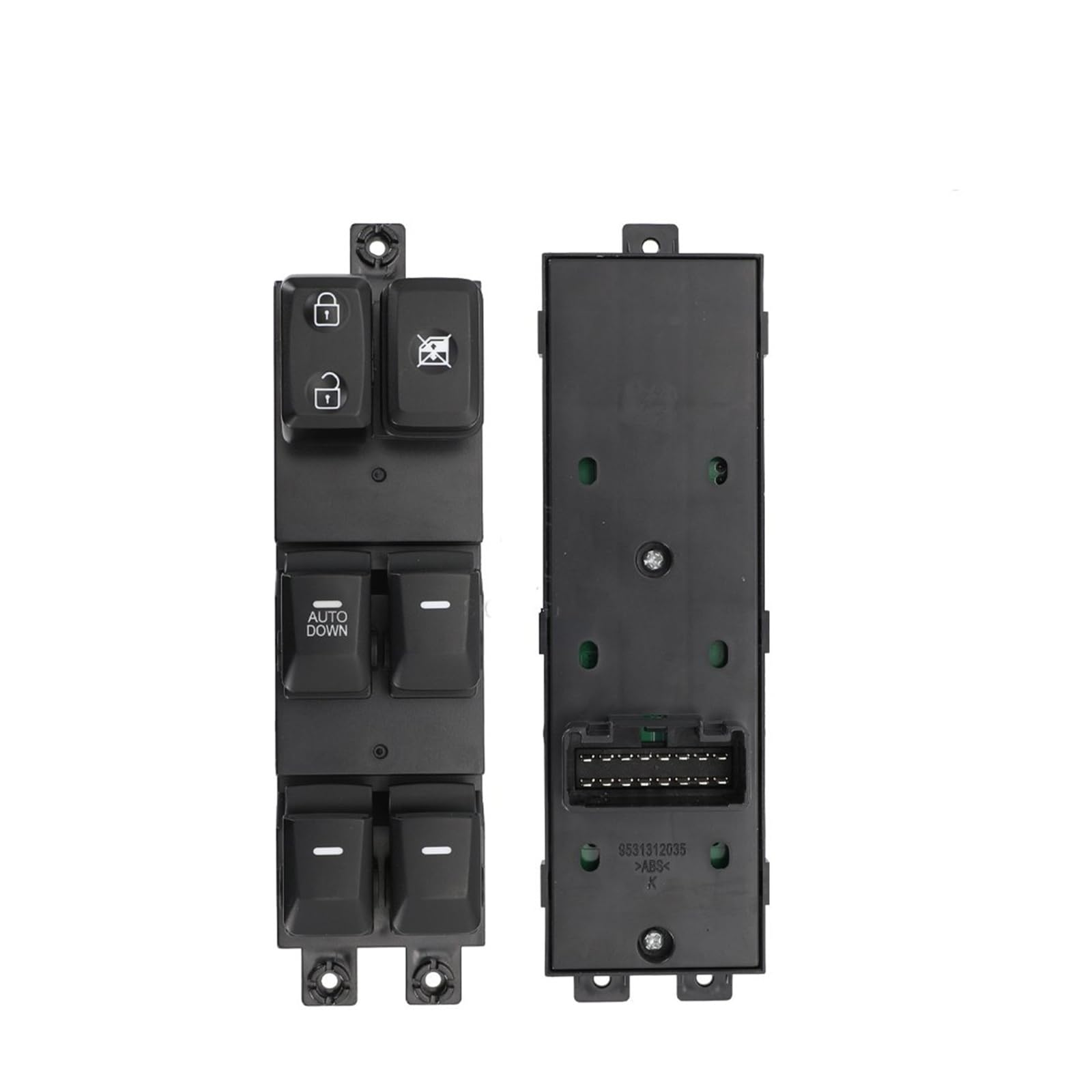 Fensterheberschalter Für Kia Für Morgen Für PICANTO Für TA 2011-2016 935701Y500 Power Fenster Control Schalter Taste Lock Auto Teile Ersatzteile Fensterheber Schalter(93570-1Y100-16Pins) von LinQianBhD