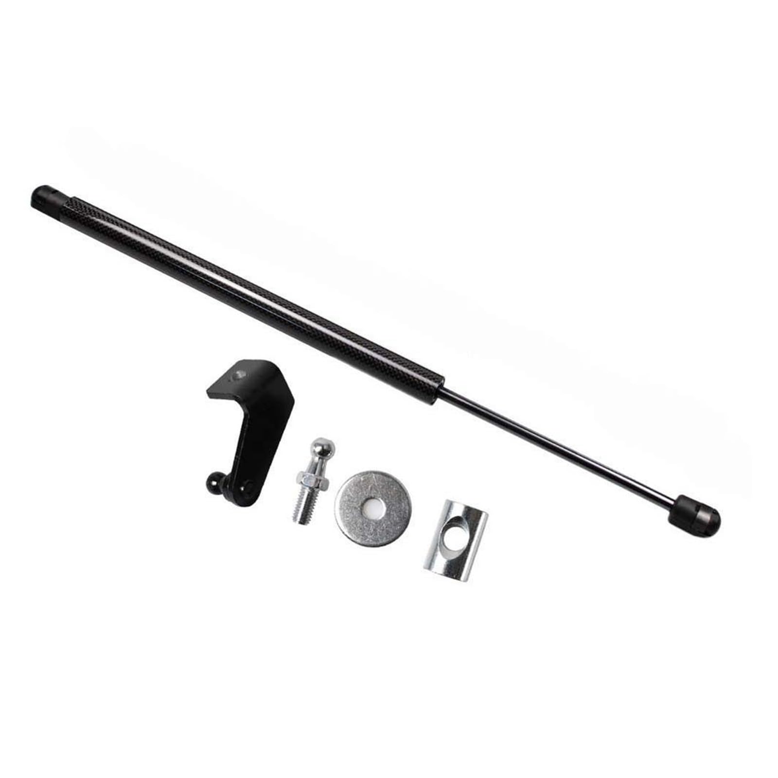 Gasfeder Dämpfer Motorhaube Für Ford Für Fiesta Für Mk7 2012-2020 Fronthaube Gas Frühling Lift Unterstützt Streben Stange Schocks Motorhaube Gasfeder(Black carbon fiber) von LinQianBhD