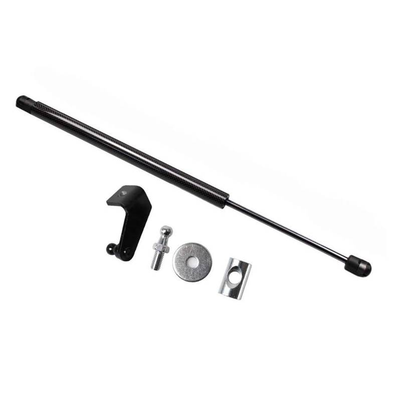Gasfeder Dämpfer Motorhaube Für Ford Für Fiesta Für Mk7 2012-2020 Fronthaube Gas Frühling Lift Unterstützt Streben Stange Schocks Motorhaube Gasfeder(Black carbon fiber) von LinQianBhD