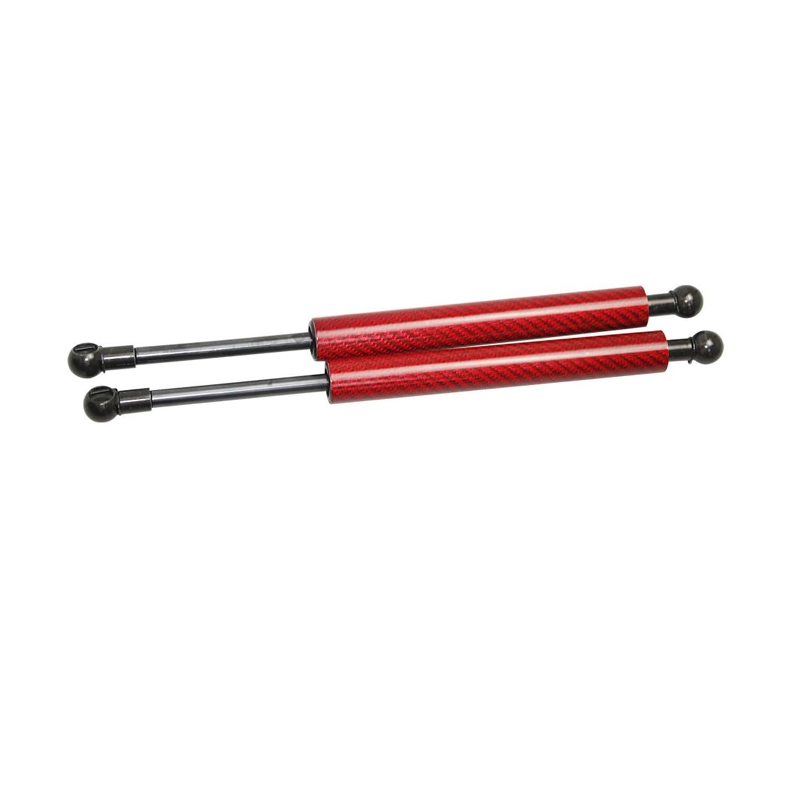 Gasfeder Dämpfer Motorhaube Für Nissan Für Fairlady 2009 2010 2011 2012-2020 Front Hood Gas Spring Lift Unterstützt Streben Stange Schocks Motorhaube Gasfeder(Red carbon fiber) von LinQianBhD