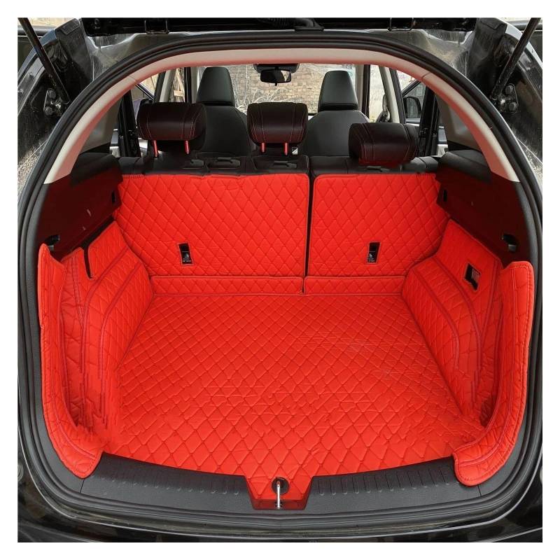 Kofferraumschutz Seitenschutz Für Ford Für Rand 2021 Für 7 Sitze Cargo-Liner Teppich Innen Abdeckung Kofferraum Matte Boot Liner Anti Slip Matte Auto Fracht Hinten Stamm Matte Kofferraumabdeckung(Full von LinQianBhD
