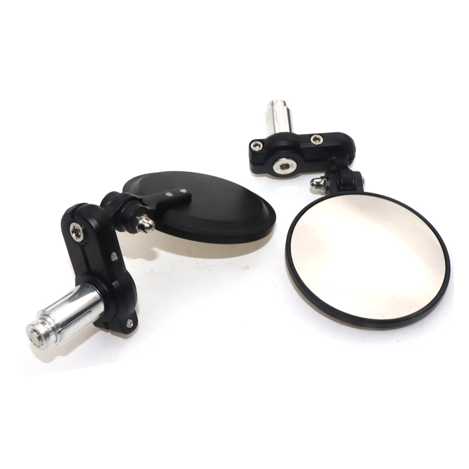 Motorrad Rückspiegel Spiegel 2 Teile/Satz 22mm Universal Motorrad Spiegel Aluminium Schwarz Griff Bar End Rearview Außenspiegel Motor Zubehör Lenkerendenspiegel Motorrad Rückspiegel Spiegel 2 Teile/Satz 22mm Universal Motorrad Spiegel Aluminium Schwarz Griff Bar End Rearview Außenspiegel Motor Zubehör Lenkerendenspiegel von LinQianBhD