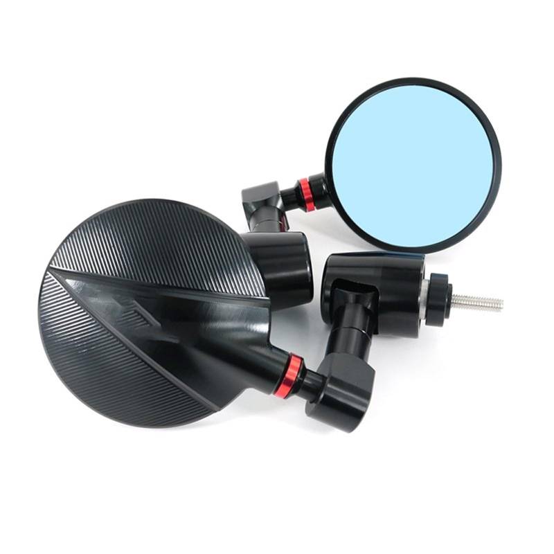 Motorrad Rückspiegel Spiegel Für CB1000R 2008 2009-2012 2013 2014 2015 2016 2017 2018 2019 2020 2021 Motorrad Griff Bar Rearview Außenspiegel Bar End Spiegel Lenkerendenspiegel(Red) von LinQianBhD