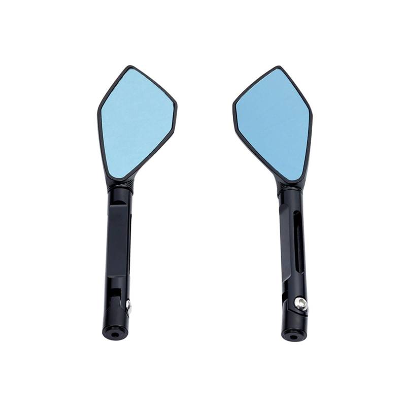Motorrad Rückspiegel Spiegel Für Kawasaki Für NINJA250 Für NINJA650 Für NINJAER-6N Motorrad Links Und Rechts Rearview Außenspiegel Rückspiegel Lenker Zubehör Lenkerendenspiegel(Black) von LinQianBhD