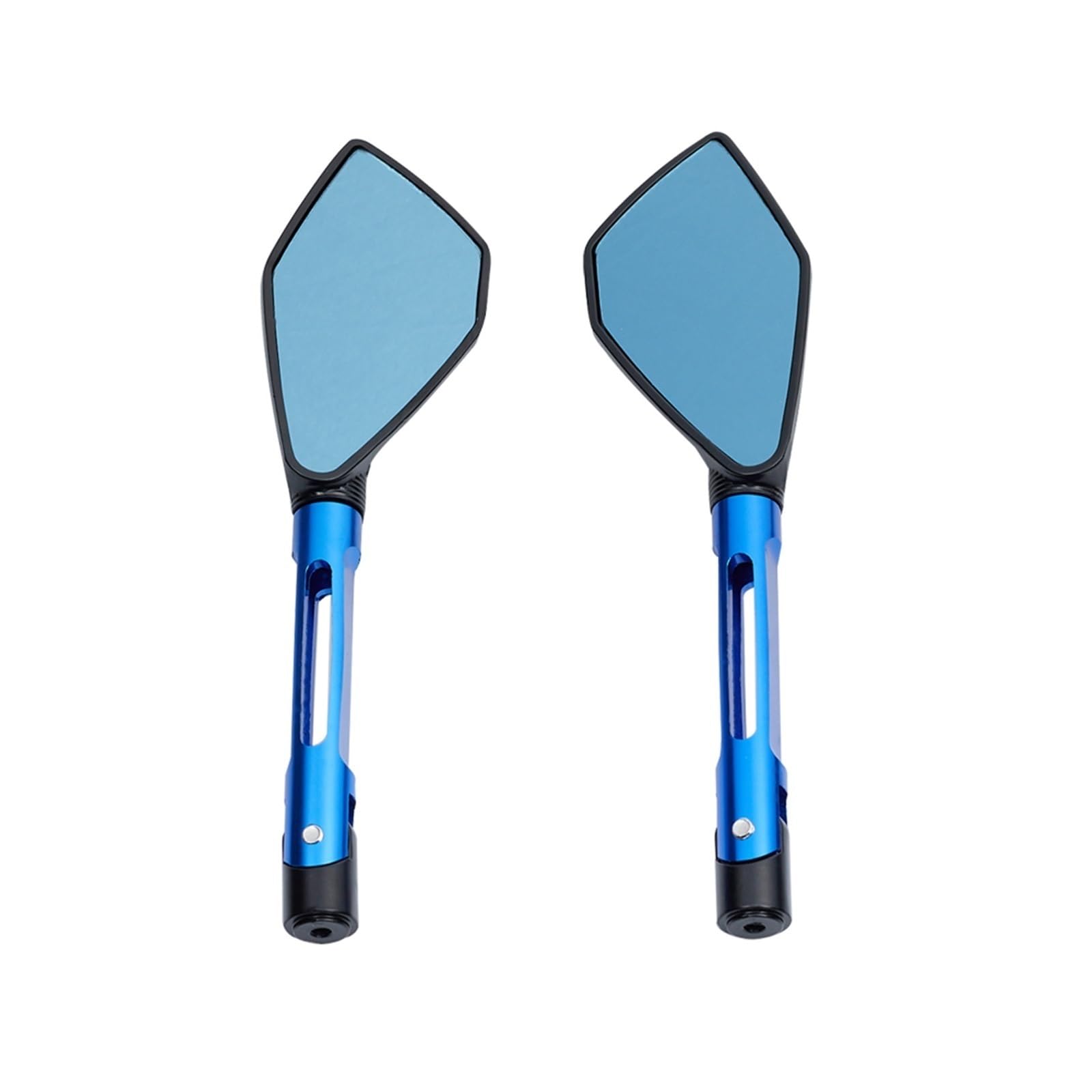 Motorrad Rückspiegel Spiegel Für Kawasaki Für NINJA250 Für NINJA650 Für NINJAER-6N Motorrad Links Und Rechts Rearview Außenspiegel Rückspiegel Lenker Zubehör Lenkerendenspiegel(Blue) von LinQianBhD