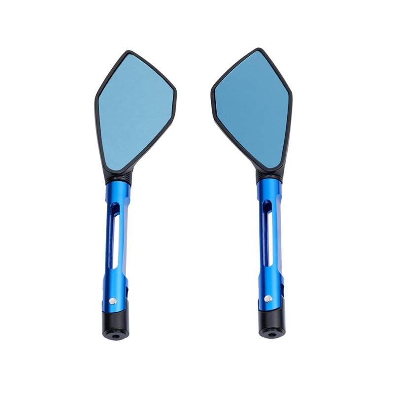 Motorrad Rückspiegel Spiegel Für Kawasaki Für NINJA250 Für NINJA650 Für NINJAER-6N Motorrad Links Und Rechts Rearview Außenspiegel Rückspiegel Lenker Zubehör Lenkerendenspiegel(Blue) von LinQianBhD
