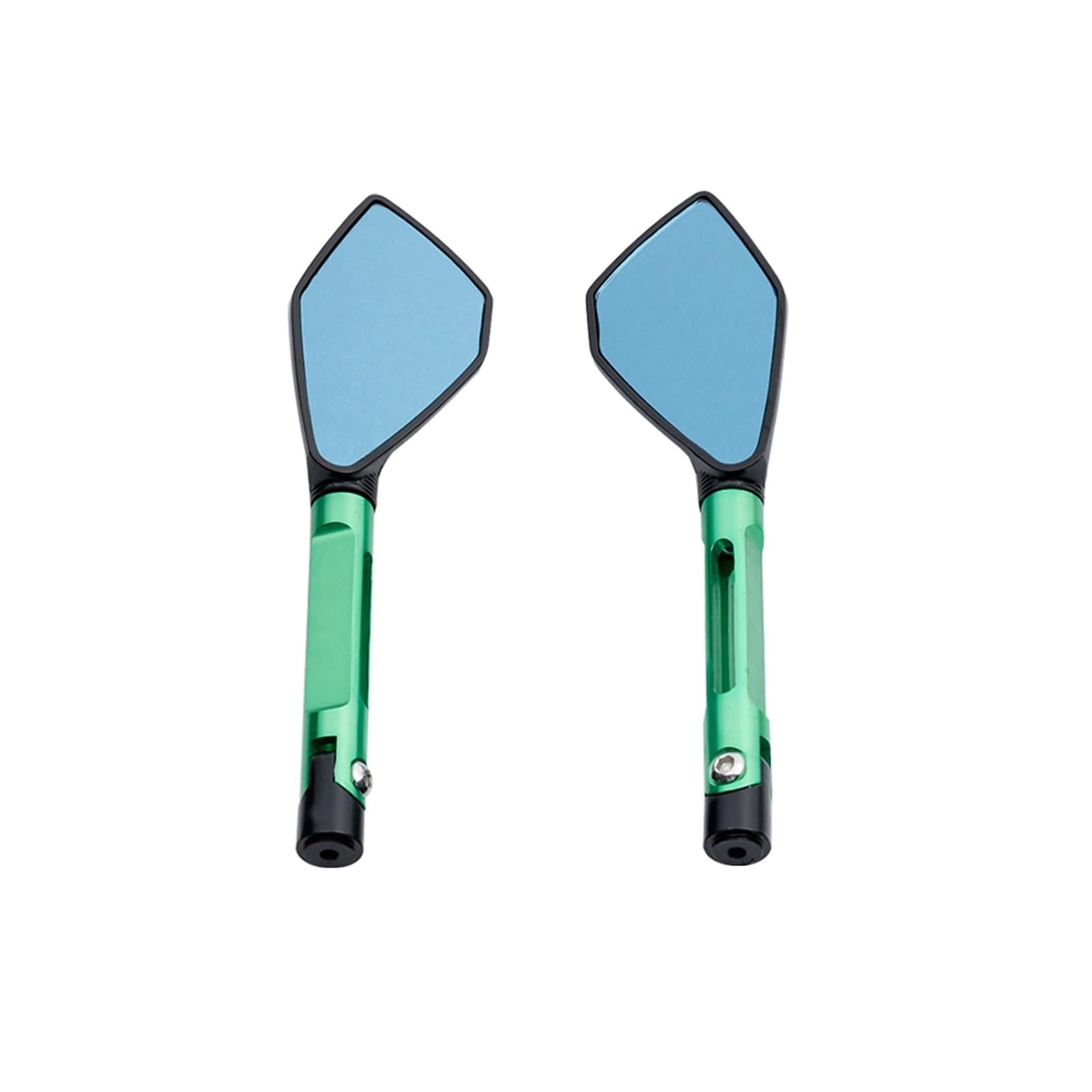 Motorrad Rückspiegel Spiegel Für Kawasaki Für NINJA250 Für NINJA650 Für NINJAER-6N Motorrad Links Und Rechts Rearview Außenspiegel Rückspiegel Lenker Zubehör Lenkerendenspiegel(Green) von LinQianBhD