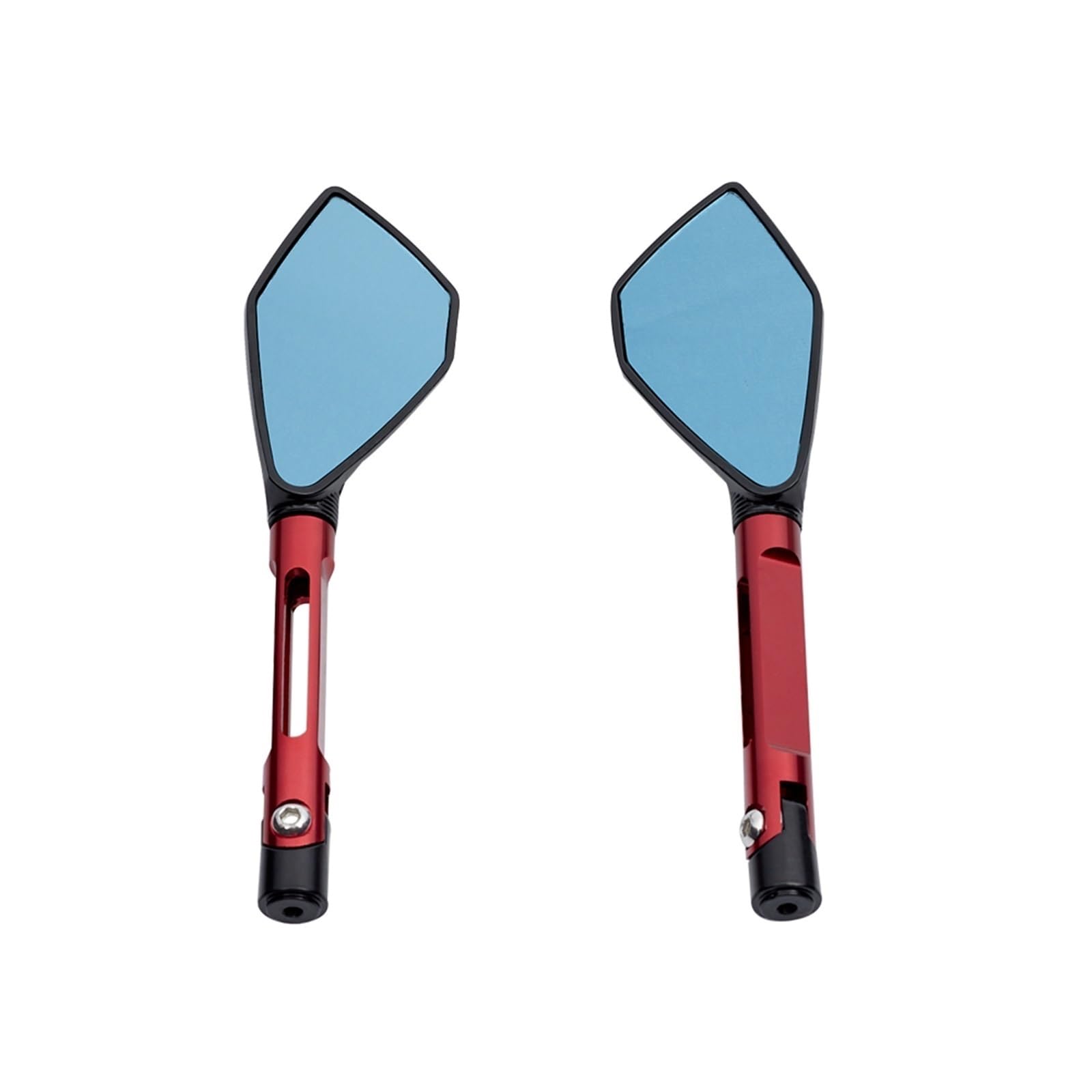 Motorrad Rückspiegel Spiegel Für Kawasaki Für NINJA250 Für NINJA650 Für NINJAER-6N Motorrad Links Und Rechts Rearview Außenspiegel Rückspiegel Lenker Zubehör Lenkerendenspiegel(Red) von LinQianBhD